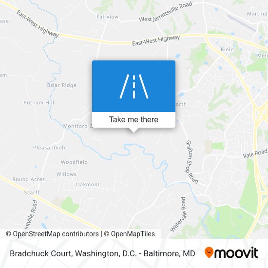 Bradchuck Court map