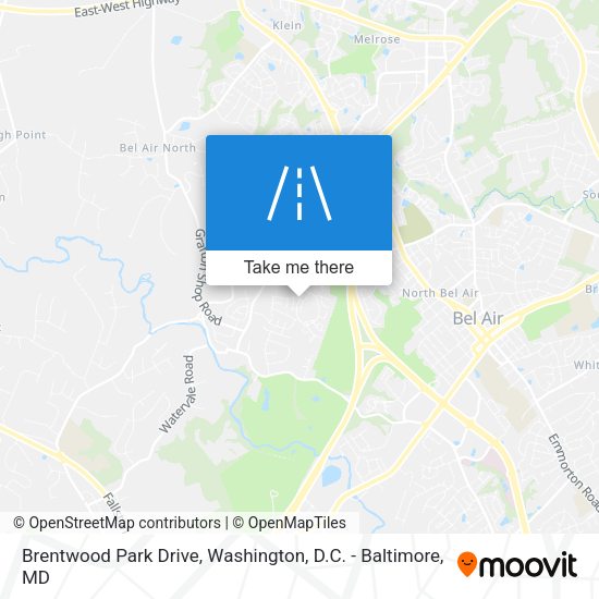 Mapa de Brentwood Park Drive