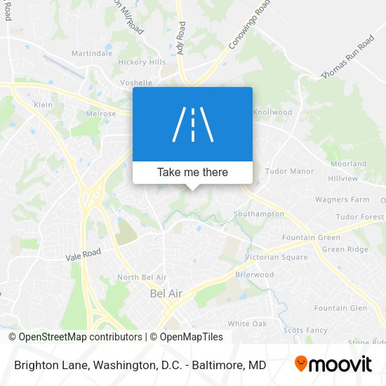 Brighton Lane map