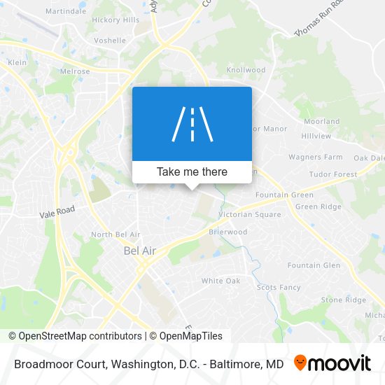Broadmoor Court map