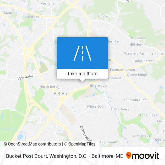 Bucket Post Court map