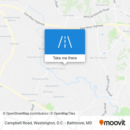 Campbell Road map