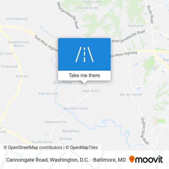 Cannongate Road map