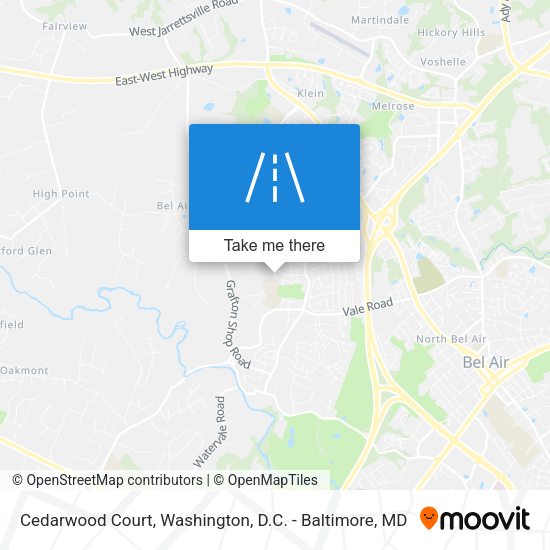 Cedarwood Court map