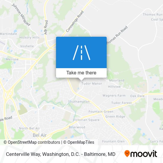 Mapa de Centerville Way