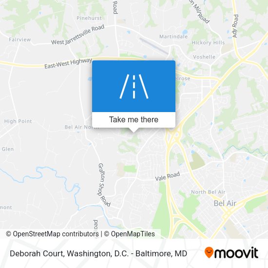 Deborah Court map