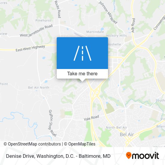 Denise Drive map
