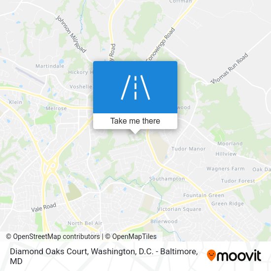 Diamond Oaks Court map