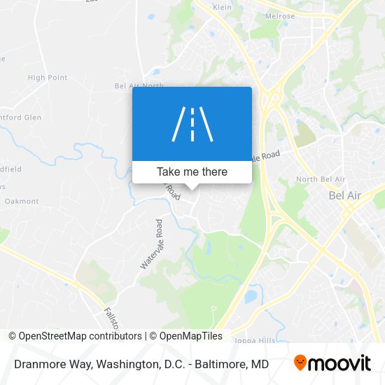 Dranmore Way map