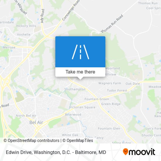 Edwin Drive map