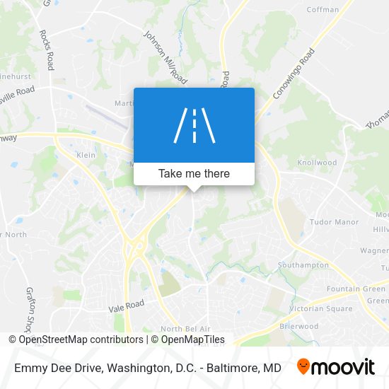 Emmy Dee Drive map