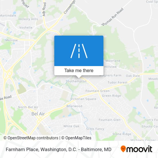 Farnham Place map
