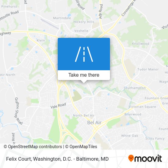Felix Court map