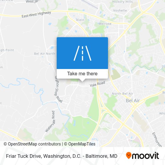 Mapa de Friar Tuck Drive