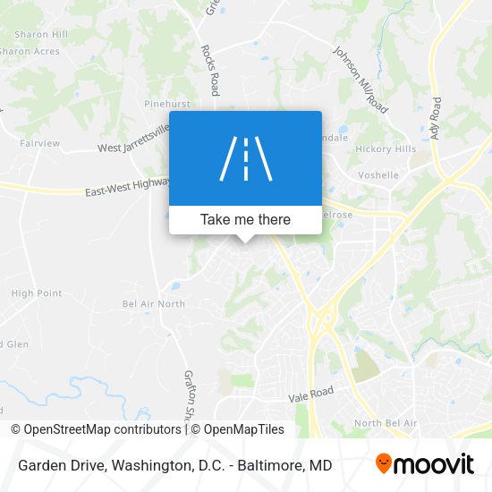 Garden Drive map