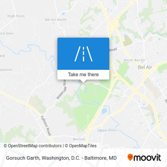 Gorsuch Garth map