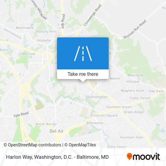 Harlon Way map
