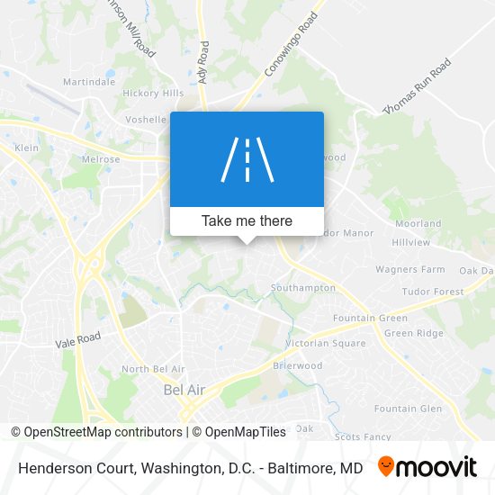 Henderson Court map