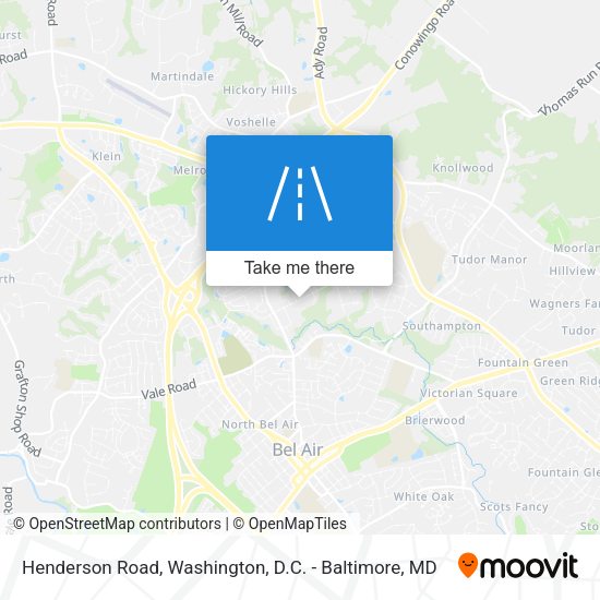 Mapa de Henderson Road