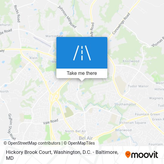 Hickory Brook Court map