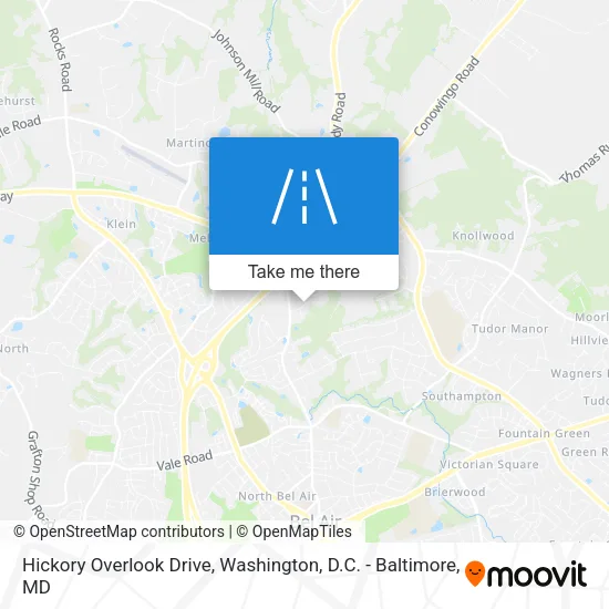 Mapa de Hickory Overlook Drive