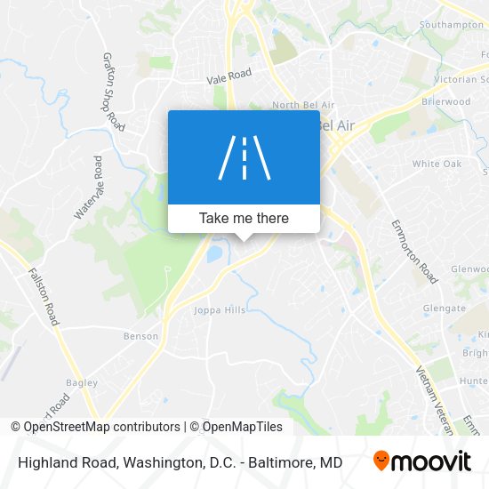 Mapa de Highland Road