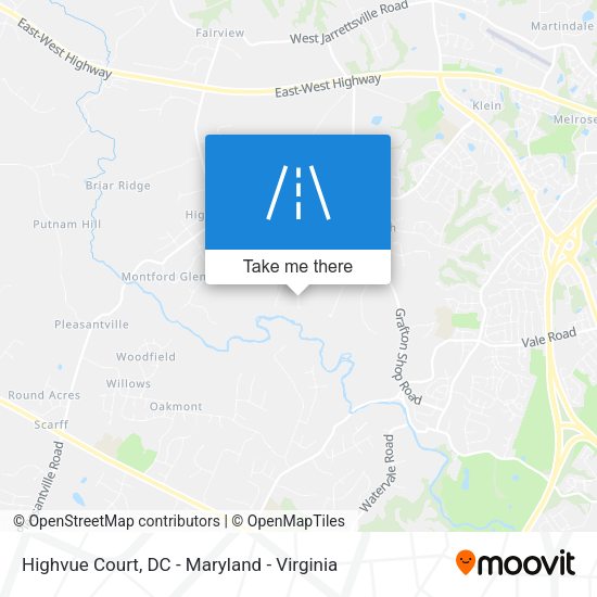 Highvue Court map