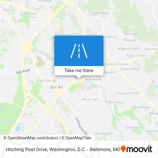 Hitching Post Drive map