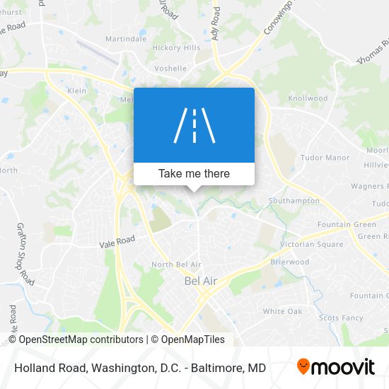 Holland Road map