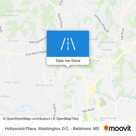 Hollywood Place map