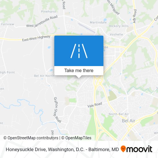Honeysuckle Drive map