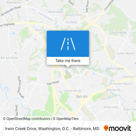 Mapa de Irwin Creek Drive