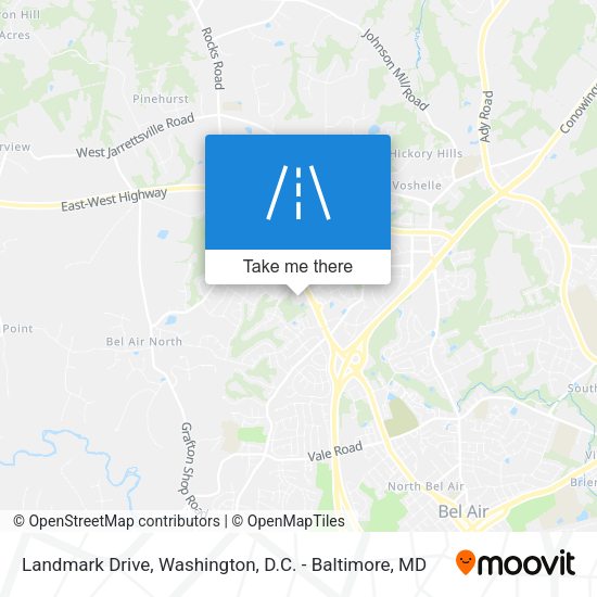 Mapa de Landmark Drive