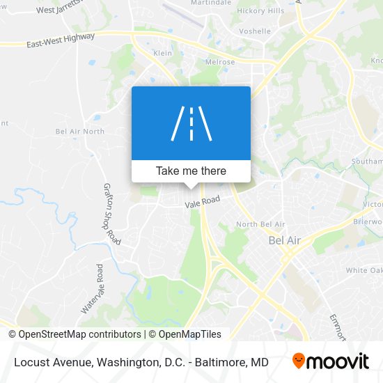 Locust Avenue map