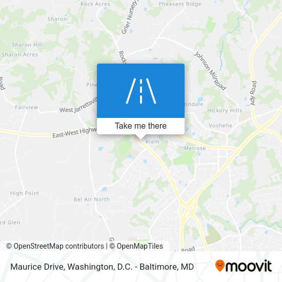 Mapa de Maurice Drive