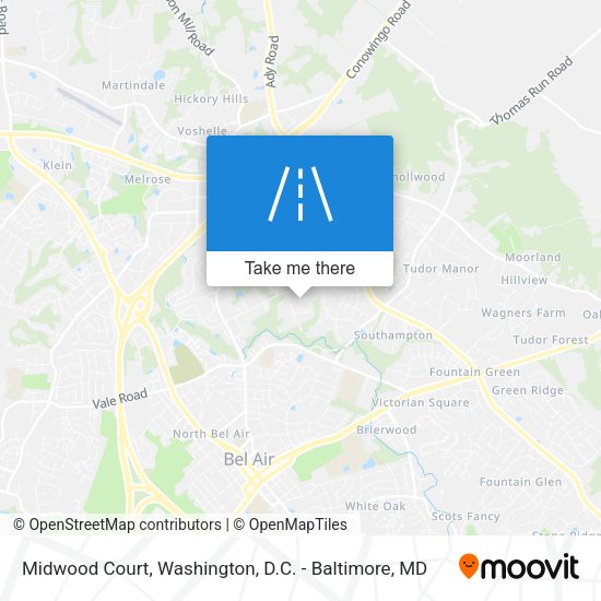 Mapa de Midwood Court