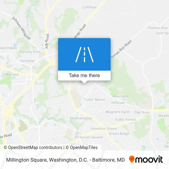 Millington Square map