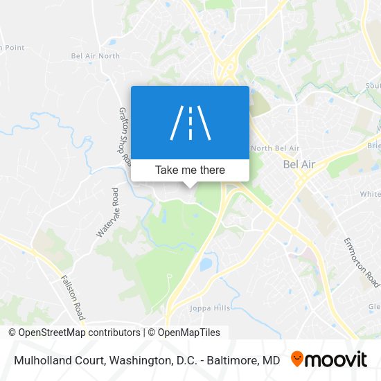 Mapa de Mulholland Court