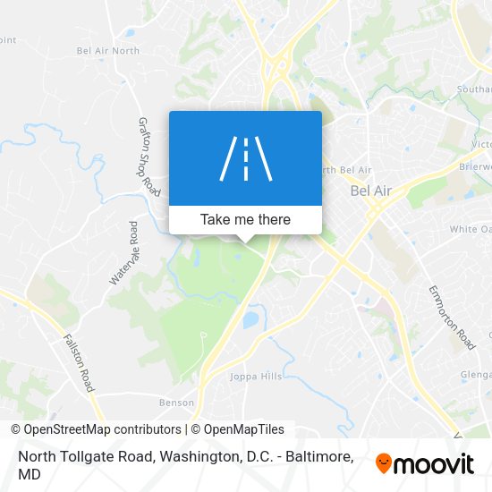 North Tollgate Road map