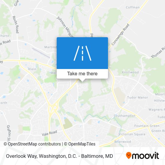 Overlook Way map