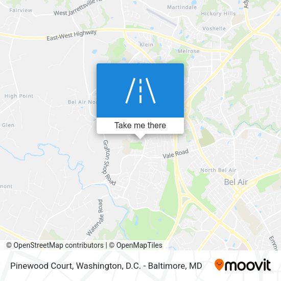 Pinewood Court map