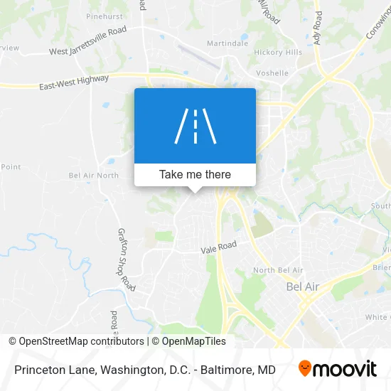 Princeton Lane map