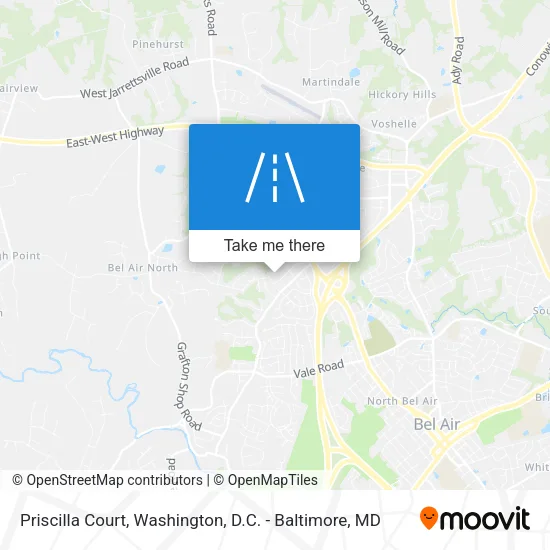 Priscilla Court map
