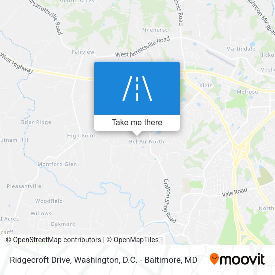 Mapa de Ridgecroft Drive