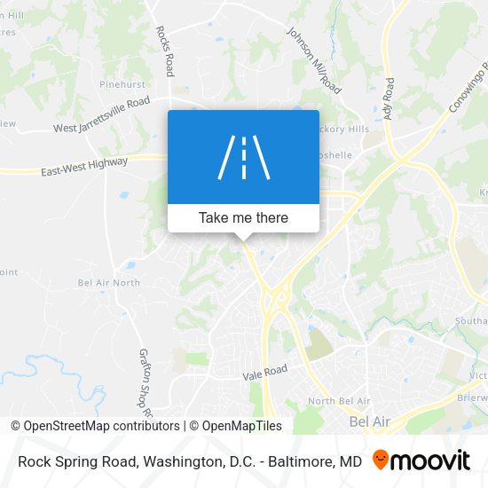 Rock Spring Road map