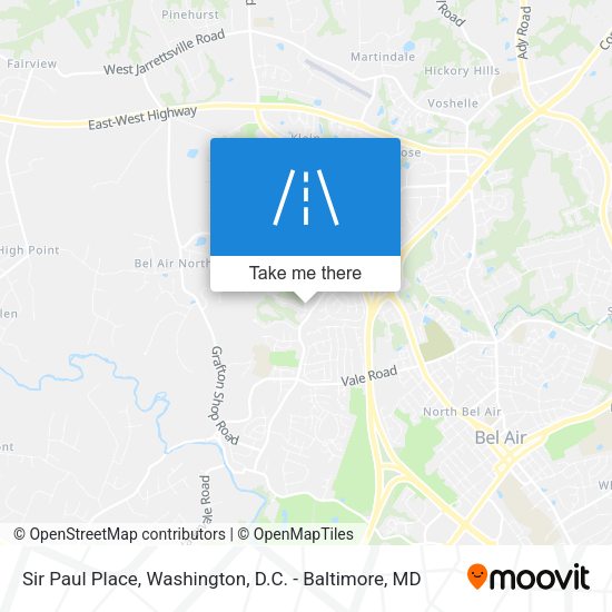 Sir Paul Place map