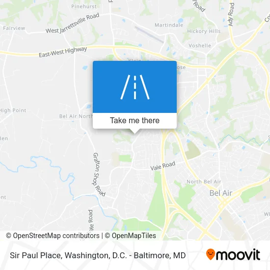 Sir Paul Place map