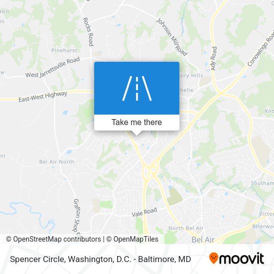 Spencer Circle map