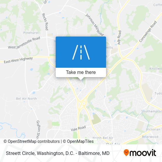 Streett Circle map