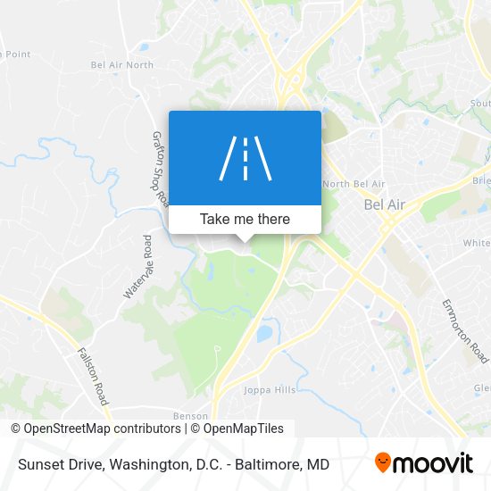 Sunset Drive map